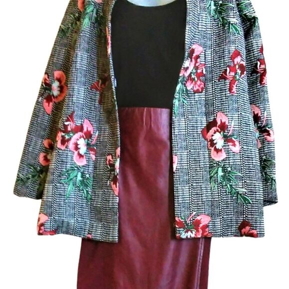 BLAZER by Gramercy 22 FLORAL  Lightweight Fully Lined Size L - Picture 1 of 7